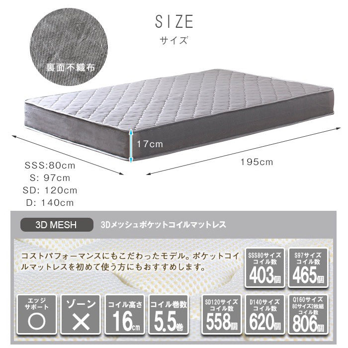 SELLA ローベットフレーム USBコンセント付 + マットレスSET やや固め