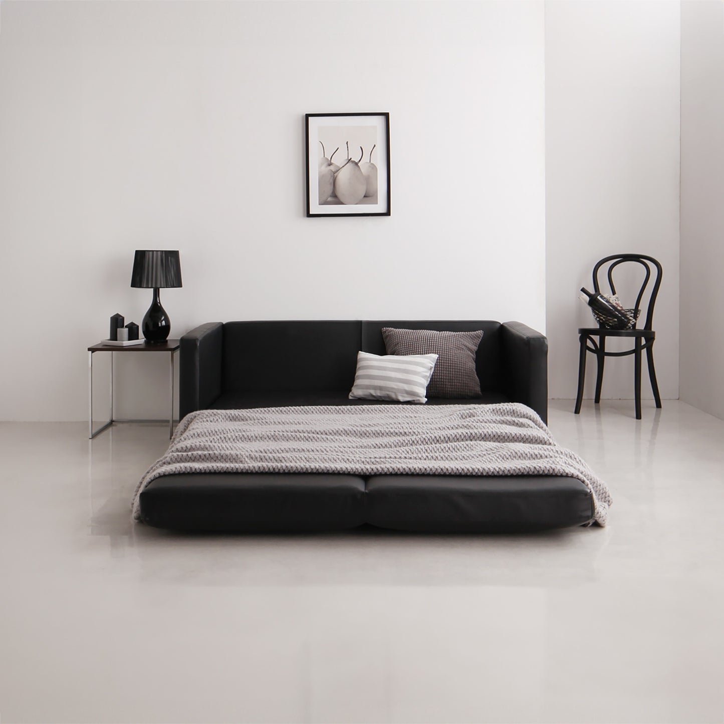 ワイドなモダン・ソファーベッド